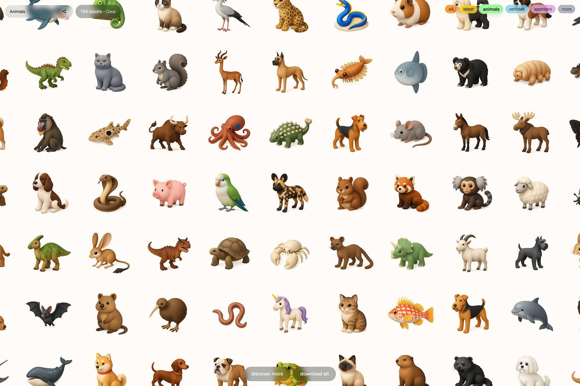 ไอคอน 3D น่ารัก ๆ บน thiings.co