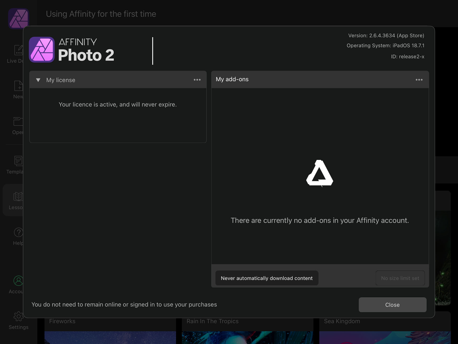 Affinity Photo 2 แอปรีทัชและตกแต่งภาพครบวงจร